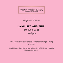 Beginner Lash Lift Course 8th June 2025