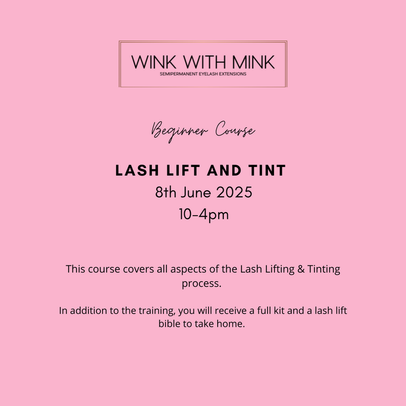 Beginner Lash Lift Course 8th June 2025