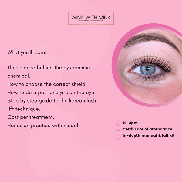 Korean Lash Lift Masterclass - In Person