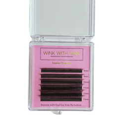 The feather Collection 5D lash extension D curl mini tray