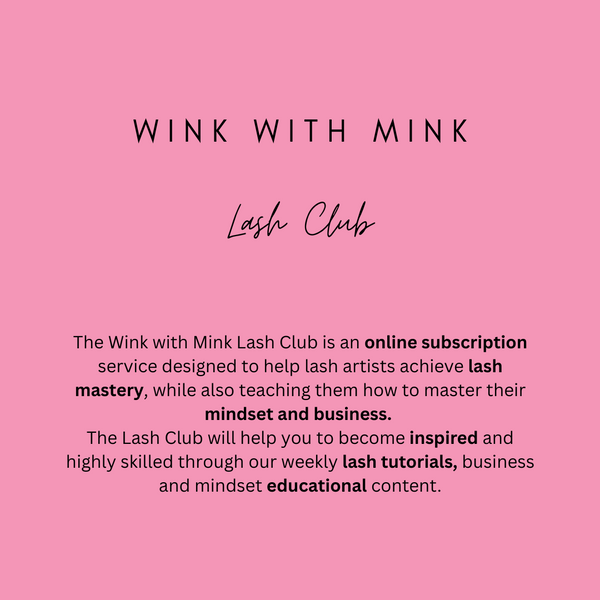The Wink with Mink Lash Club Subscription Service